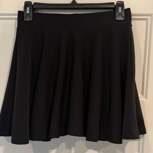FREE HAVEN Black Women’s Skirt with Shorts - Classic Flared Style